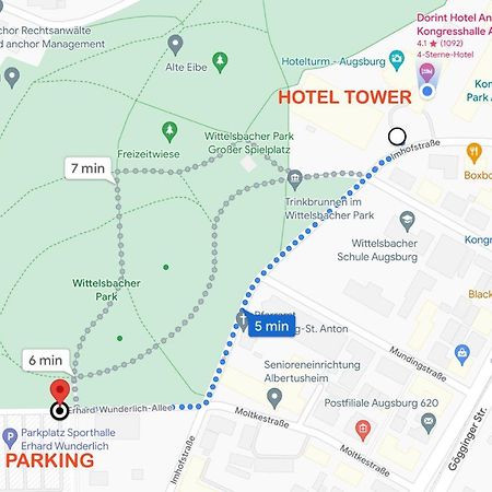 Hotelturm Augsburg Eksteriør billede